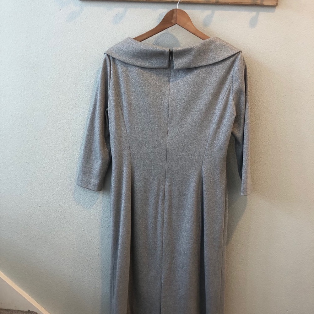 Tahari silver dress - Picture 4 of 4